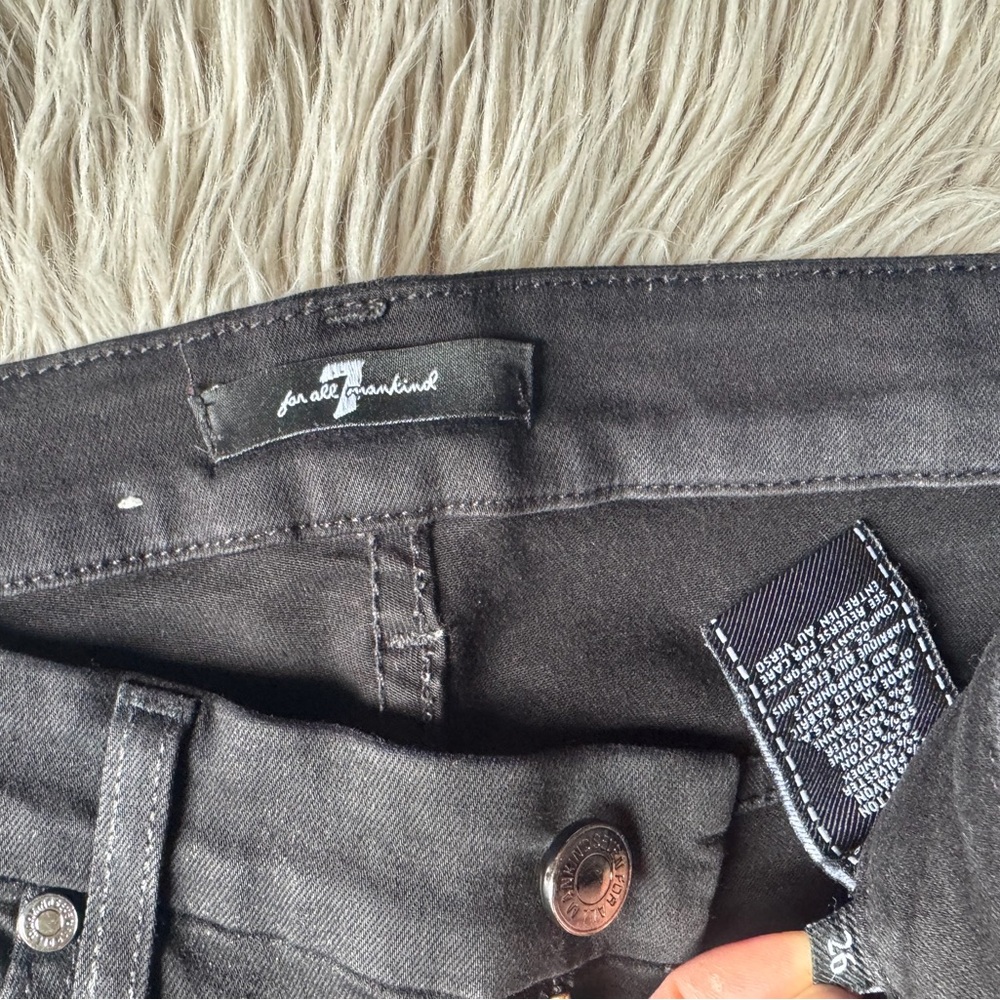 7 For All Mankind Charcoal Denim